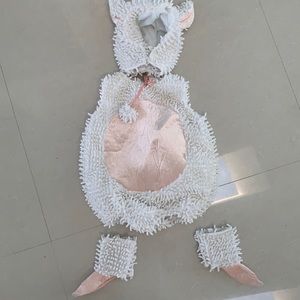 Lamb/sheep Costume with hat and little leg cuffs